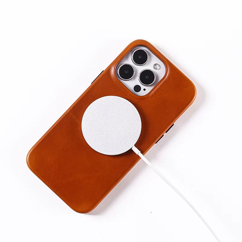 Funda Iphone - Cuero Natural