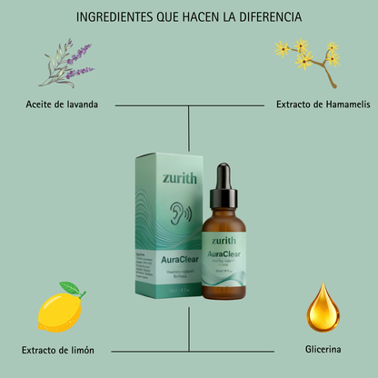 AuraClear™ – Solución para aliviar el oído y escuchar con claridad