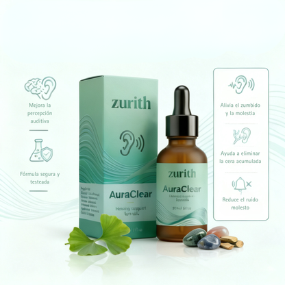 AuraClear™ – Solución para aliviar el oído y escuchar con claridad